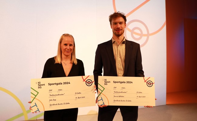 Julie Zogg und Yannick Wilhelmi Sportler des Jahres