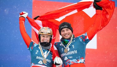 Auch im Team erfolgreich: Alpin-Snowboarderin Julie Zogg gewinnt WM-Bronze