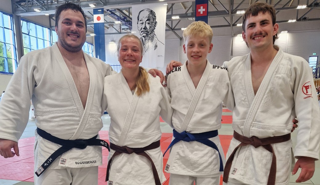 Mit vier Judokas nahm der Judoclub Buchs am Rankingturnier in Spiez teil.