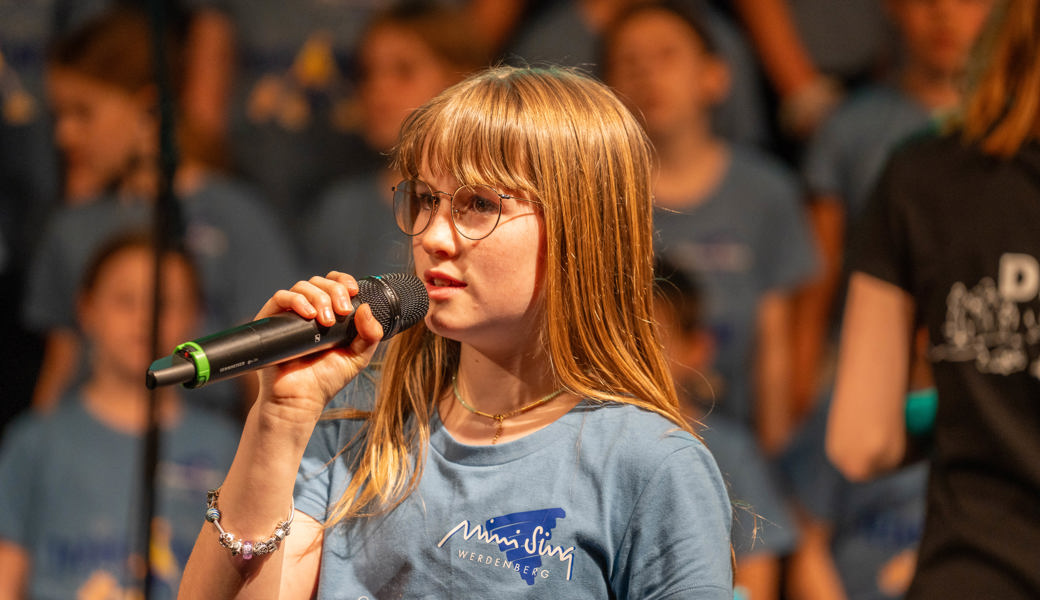 Die rund 50 Kinder studierten das Konzertprogramm in den Frühlingsferien und an einem Probesamstag ein.