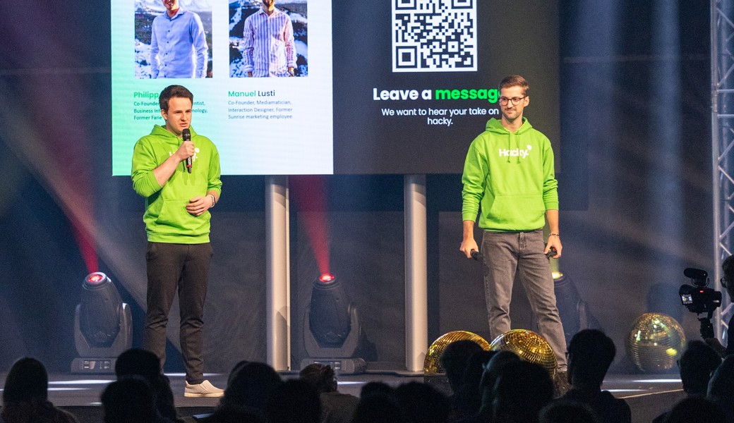 «Wir sind mit ‹Hacky› die Schnittstelle  zwischen Hacker und Unternehmen»