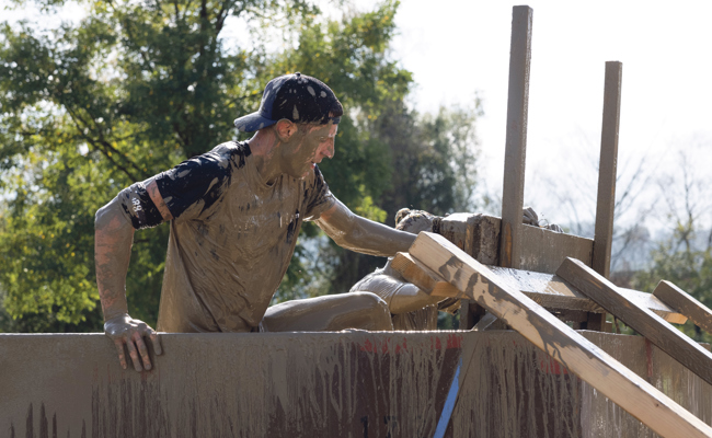 Mud Run statt Berglauf: Schlammschlacht in Wartau