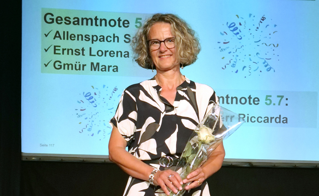 Riccarda Lenherr aus Gams ist die beste Fachangestellte Gesundheit