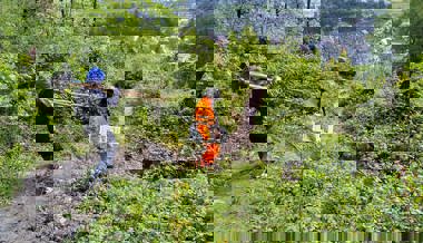 Wanderwege, Tafeln und Brücken erneuert