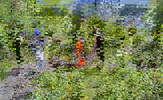 Wanderwege, Tafeln und Brücken erneuert