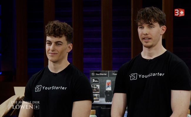 Frühstück aus dem Becher: Zwei Brüder füttern die TV-Löwen mit Smoothies