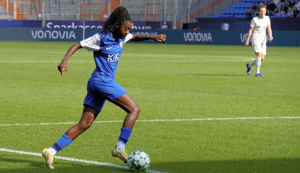  Die Haagerin Lydia Andrade hat sich beim SV Meppen bestens eingelebt und geht nun für die Niedersachsen in der Frauen-Bundesliga auf Torjagd. 