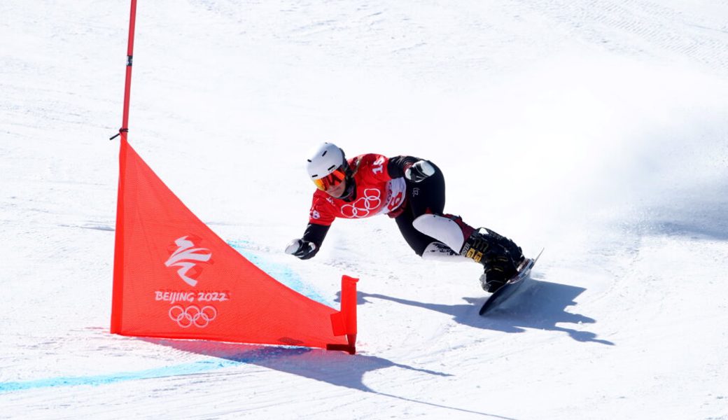  Julie Zogg gewinnt auch in Peking kein olympisches Edelmetall. Sie schied bereits im Achtelfinal knapp aus. 