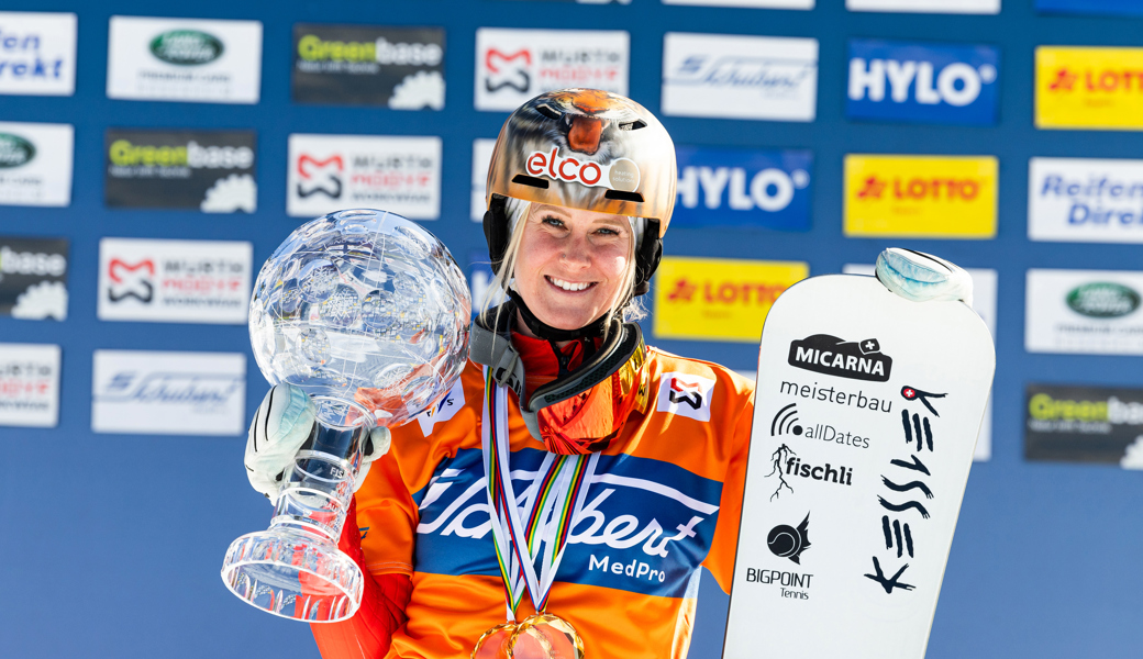 Alpin-Snowboard-Gesamtweltcupsiegerin Julie Zogg ist bei der Premiere der Swiss Ski Night unter den Nominierten.