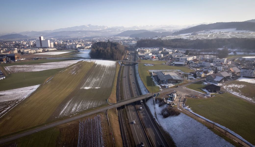 Heute Kulturland, bald Wirtschaftsgebiet? Im Gebiet Wil West steht die Stärkung der Ostschweizer Wirtschaft dem Kulturlandverlust gegenüber. 