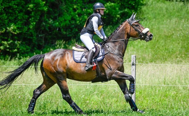 «Das Gelände ist unsere liebste Disziplin»: Sina Schett reitet auf Rang vier im Concours Complet