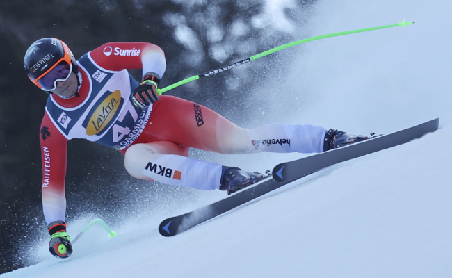 Josua Mettler in Garmisch ohne Weltcuppunkte