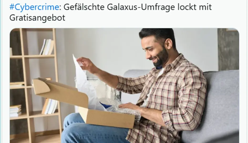Mit diesem Beitrag macht die Kapo auf die Betrugsmasche aufmerksam.
