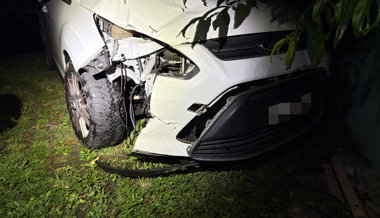 Unfallfahrer flüchtet nach Hause