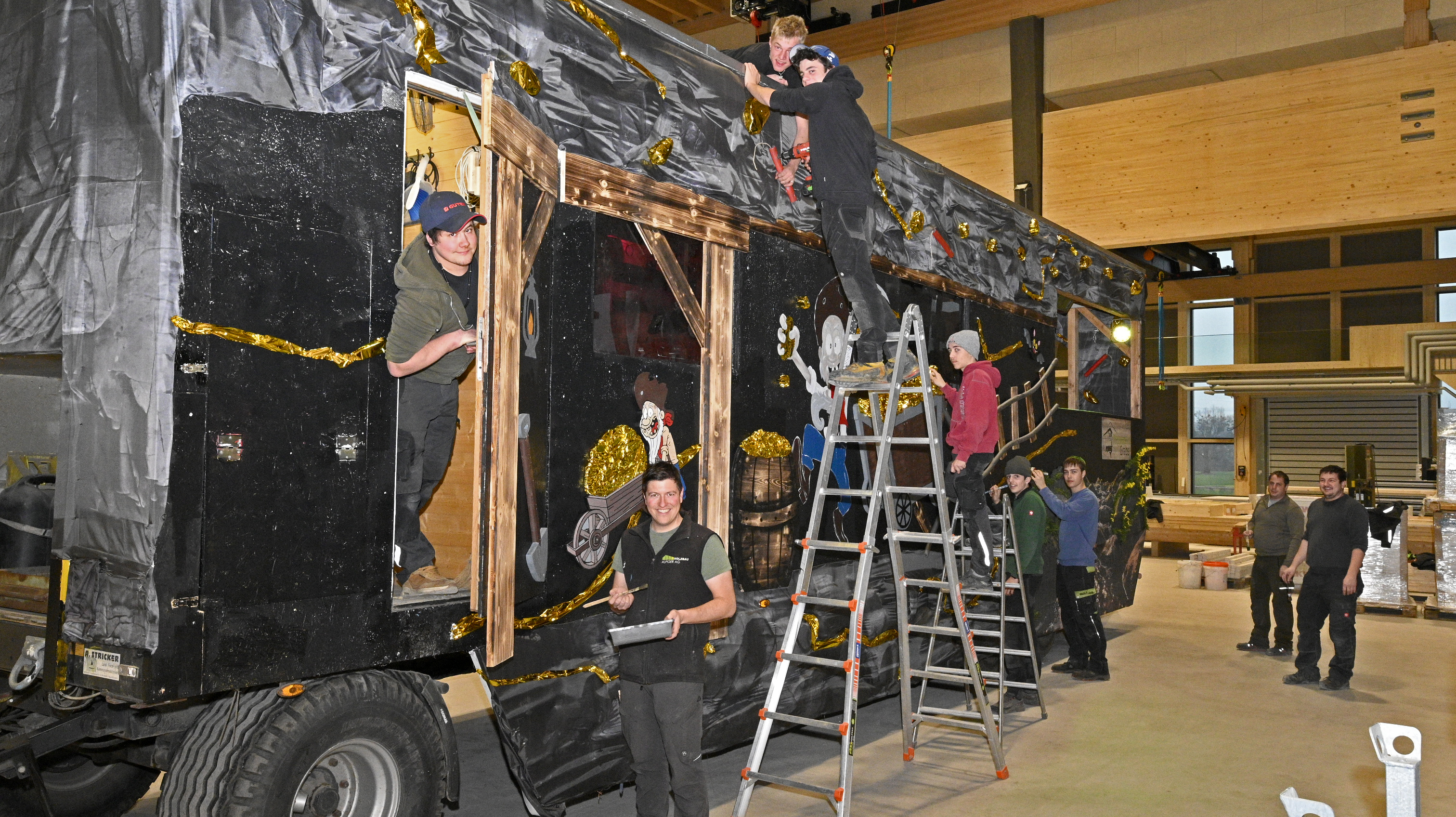 In fasnächtlicher Goldgräberstimmung