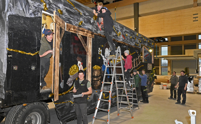 In fasnächtlicher Goldgräberstimmung