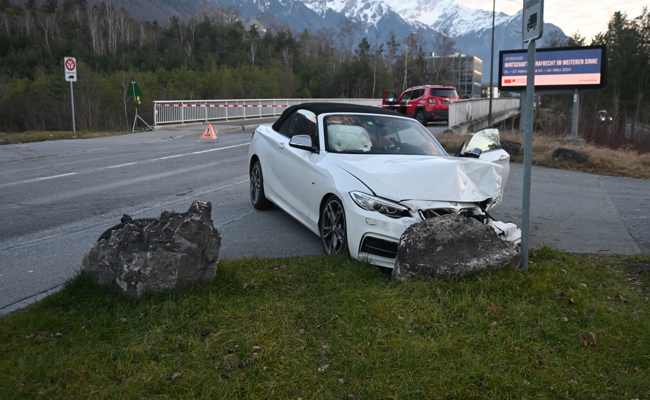 Karambolfahrt auf der Vaduzer Mühleholzbrücke