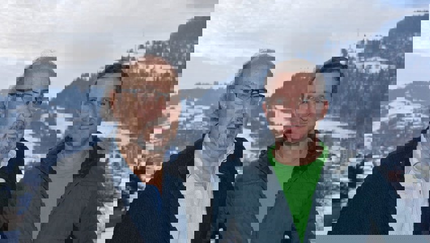  Heinz Brecht und Fabian Eberhard (rechts). 