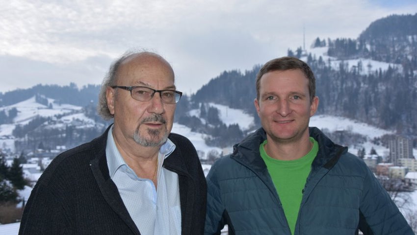  Heinz Brecht und Fabian Eberhard (rechts). 