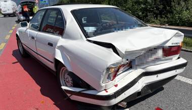 Auffahrkollision an der Autobahnausfahrt