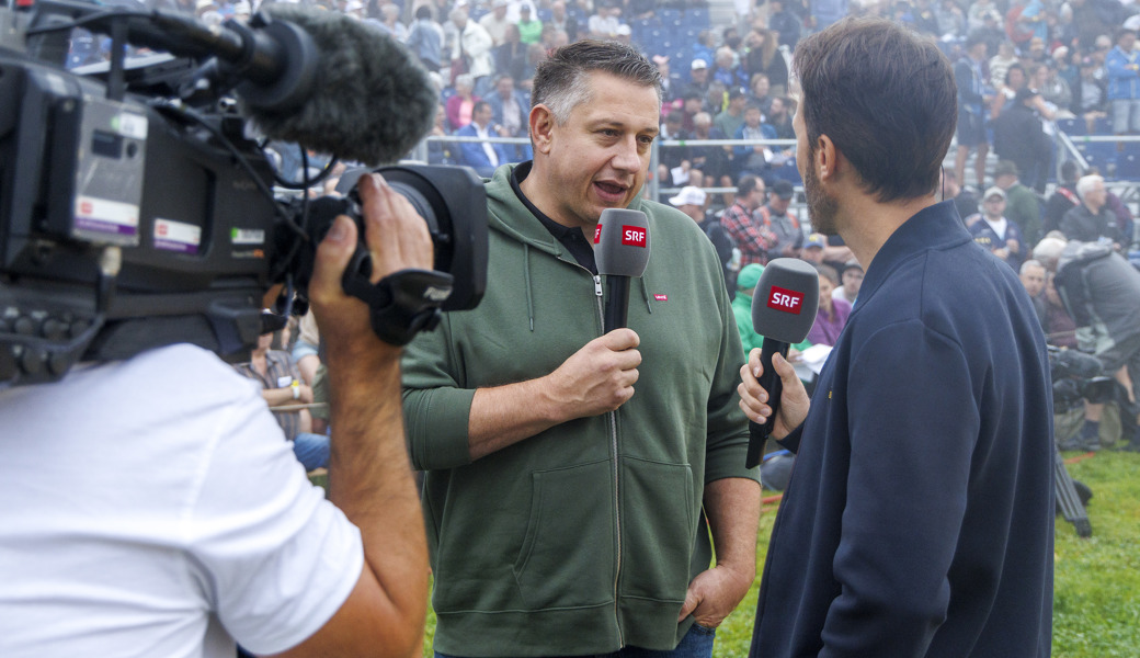 War jahrelang prägend im Sägemehl und am Bildschirm: Jörg Abderhalden tritt als SRF-Schwingexperte zurück