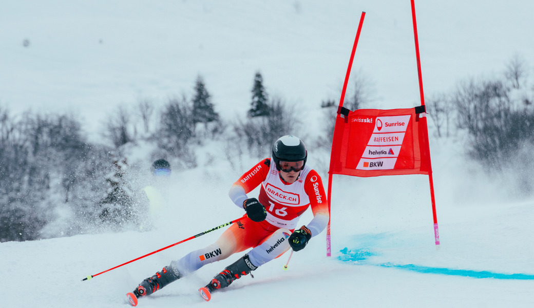 Gute Saisonleistungen wurden belohnt: Lenny Sinnesberger fährt nächsten Winter im Swiss Ski C-Kader.