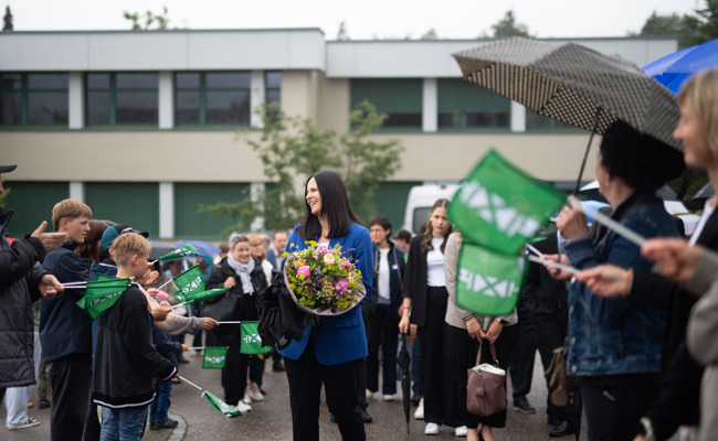 Nesslau feiert die höchste St.Gallerin Andrea Abderhalden