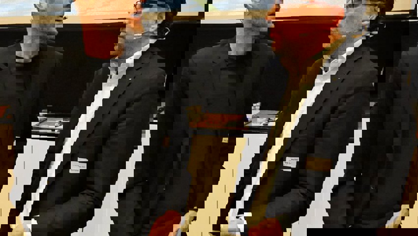  Andy Limacher (links) und Ivo Liechti moderieren und informieren.