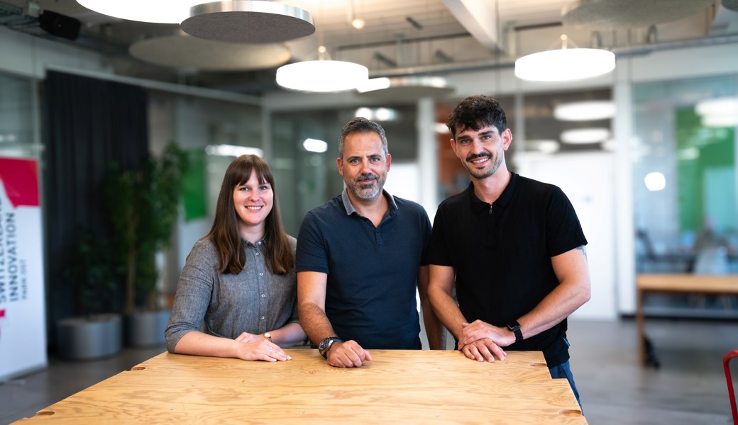 Von links: Barbara Schmid ist Ansprechpartnerin in Buchs, Diego Probst ist Leiter Startup-Förderung und Ansprechpartner in St.Gallen und Michael Deuber ist Ansprechpartner in Rapperswil