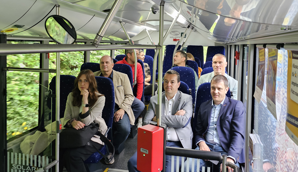 Der öffentliche Verkehr gewinnt Marktanteile.