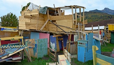 Zu Besuch im «Haus von Rocky Docky» auf der Kinderbaustelle