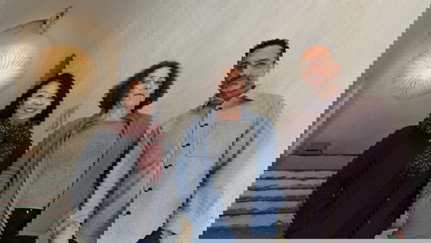  Die Stipendiatinnen Ya-Wen Fu, Gudrun Barenbrocks und Stipendiat Flavio Cury (von links). 