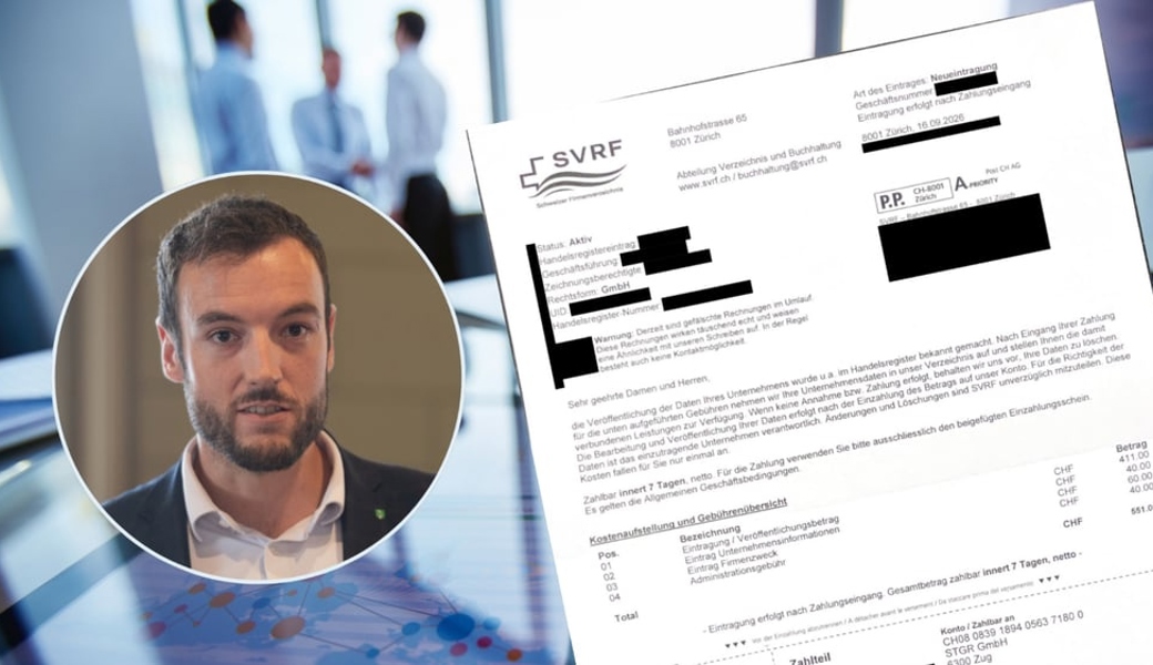 «Unglaublich dreist» – Registerhaie zocken Firmen mit irreführenden Rechnungen ab