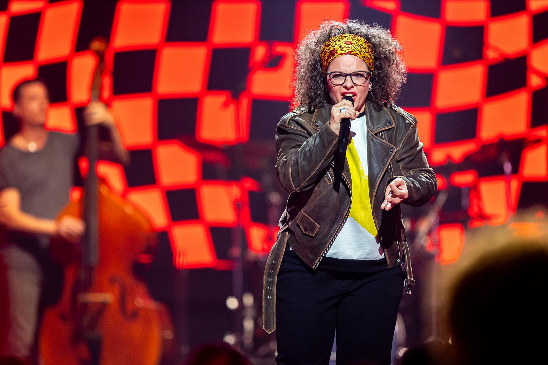 Carmen Fenk in der Revivalshow. 