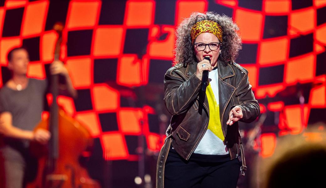 Carmen Fenk in der Revivalshow. 