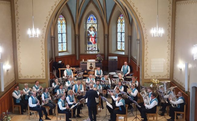 Die Musikgesellschaft bot ein gelungenes Konzert in der evangelischen Kirche