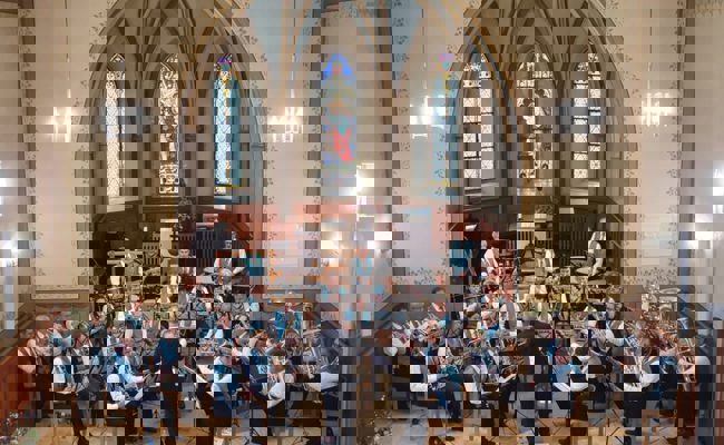 Die Musikgesellschaft bot ein gelungenes Konzert in der evangelischen Kirche