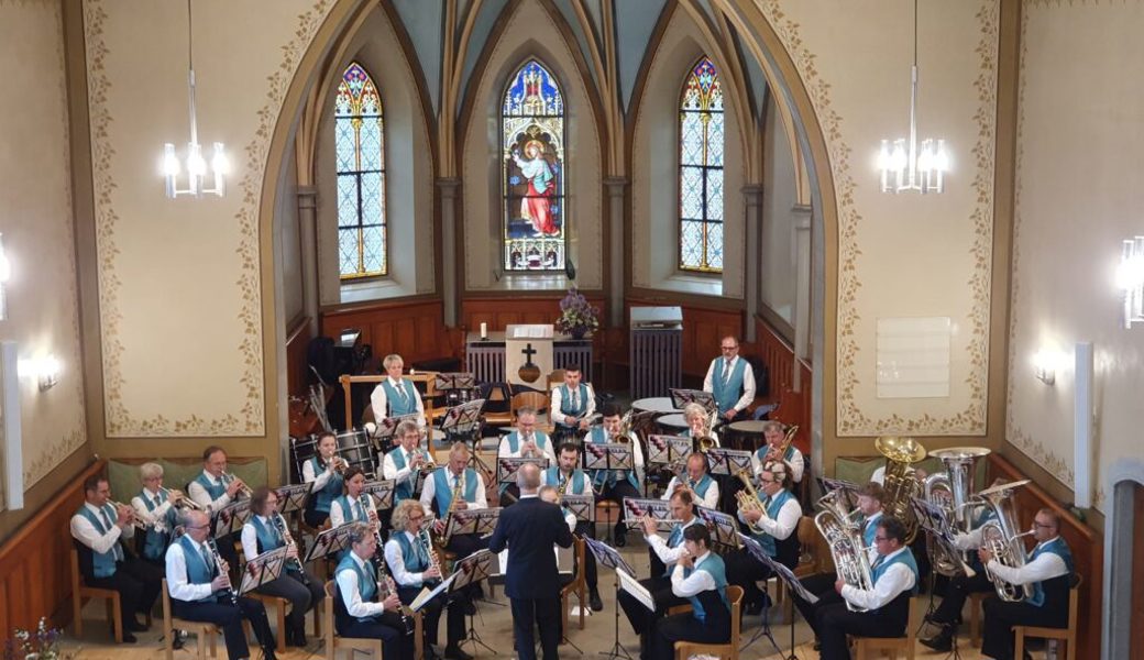  Überzeugte das Publikum mit ihrem Auftritt: Kirchenkonzert der Musikgesellschaft Sevelen. 