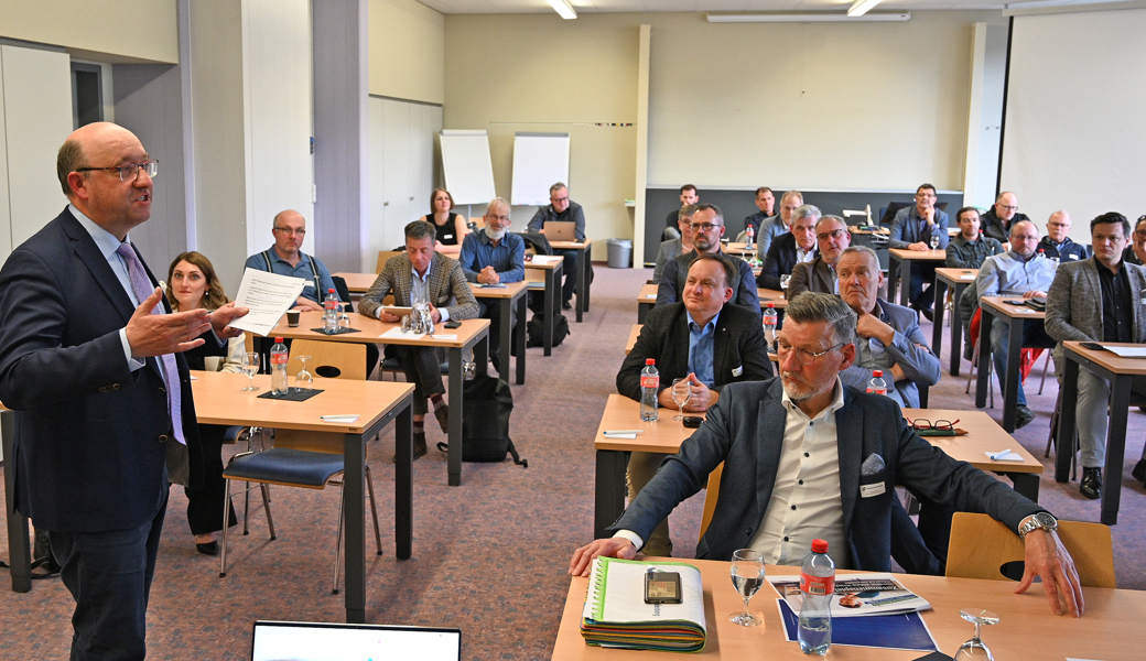 Regierungsrat Beat Tinner sieht in der Innovation, die insbesondere am Forschungszentrum RhySearch forciert wird, eine grosse Chance für die Entwicklung der Region. 