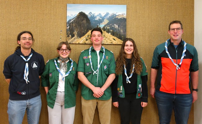 Neue Führung bei der Pfadi Alvier
