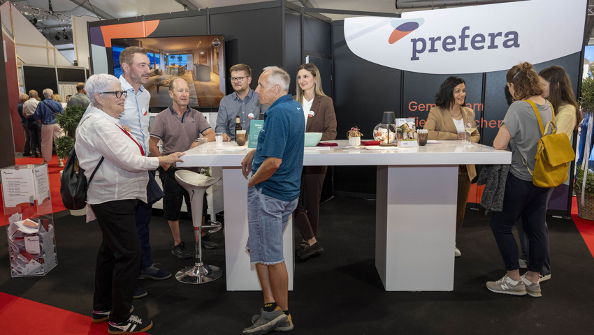 Die Messe war alle acht Tage gut besucht.
