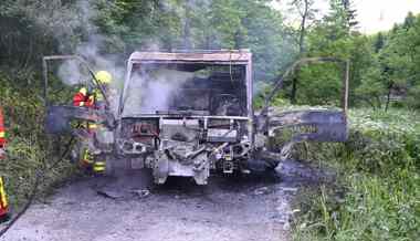 Landwirtschaftliches Fahrzeug ausgebrannt: 80'000 Franken Schaden