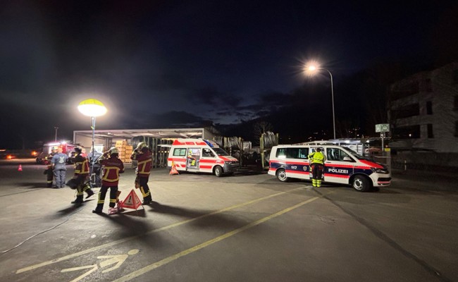 Gas aus Industriebetrieb ausgetreten