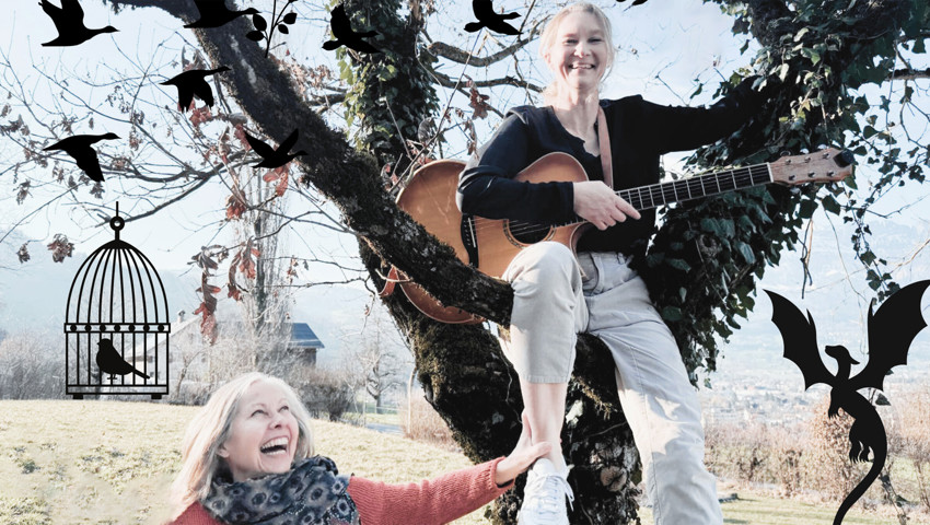Erzählerin Caroline Capiaghi und Musikerin Michèle Laudenbach nehmen Klein und Gross mit auf eine heldenhafte Reise.