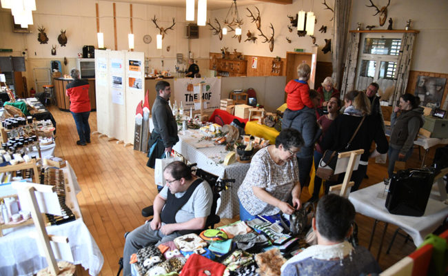 Eine kleine und heimelige Schau mit einer Vielfalt von heimischen Produkten