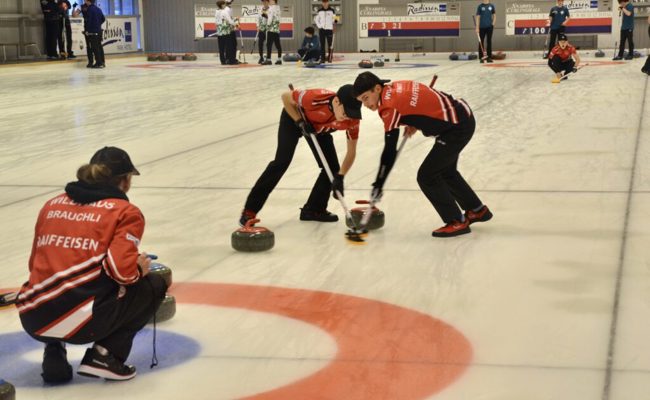 Junge Obertoggenburger Curler haben die Vizeweltmeister gefordert