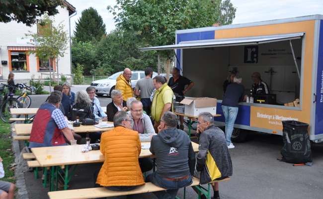 Treffen mit der gut gelaunten Leserschaft