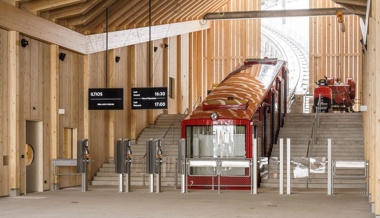 Am Fusse des Chäserrugg gibt es nun einen Bahnhof – und schon die nächsten Projekte