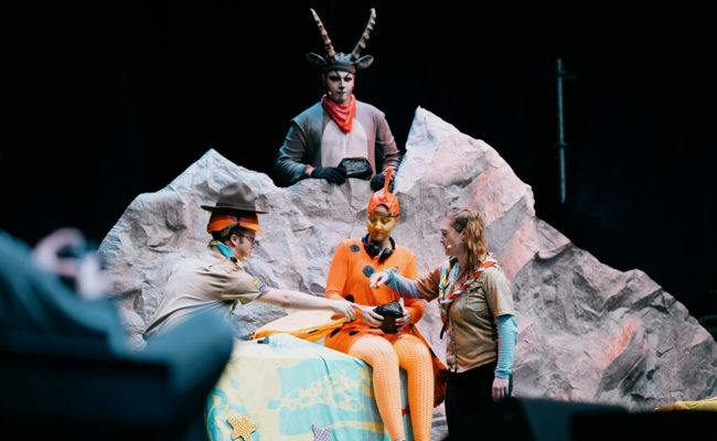 Pfadiabteilungen sind am Bundeslager auf der Suche nach rettenden Magneten