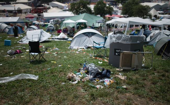 «Aus Bequemlichkeit»: Weshalb nach dem Open Air tonnenweise Abfall zurückgelassen wird